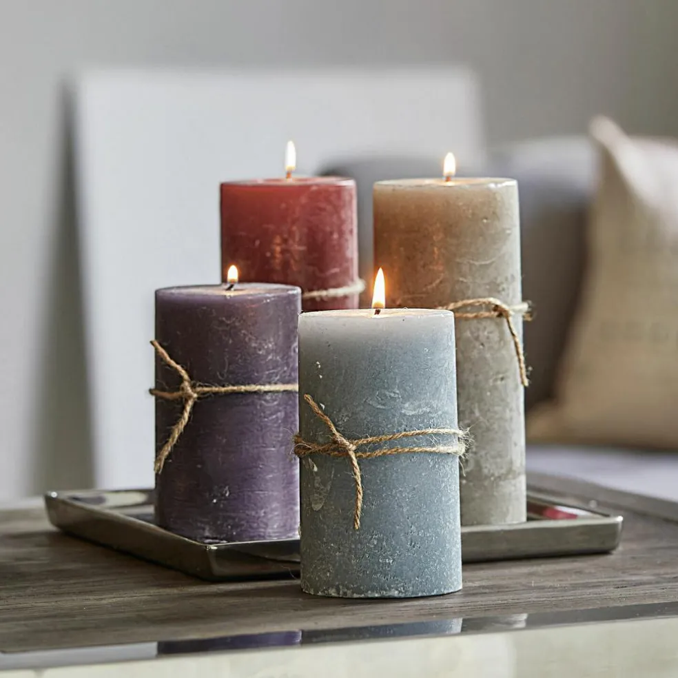 Lot de 4 bougies Berekua