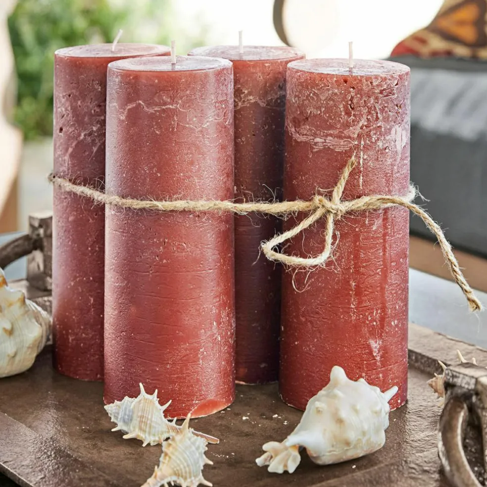 Lot de 4 bougies Homel