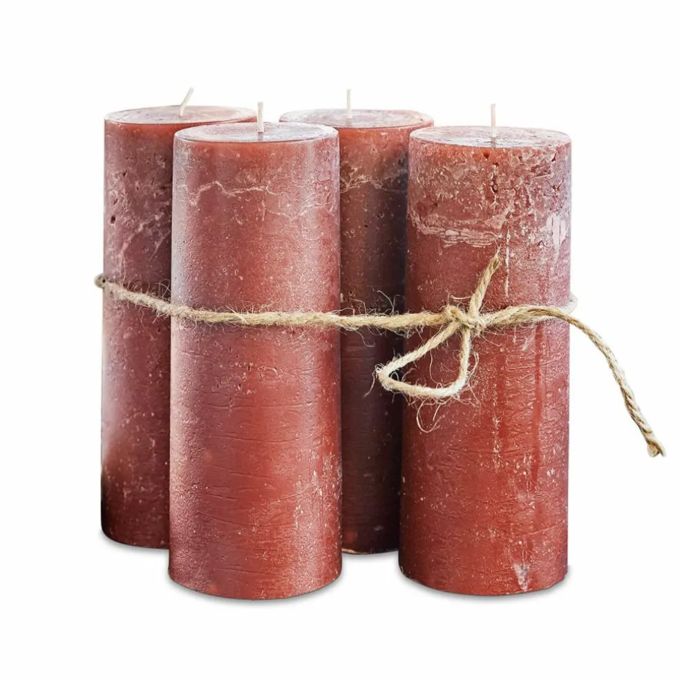 Lot de 4 bougies Homel