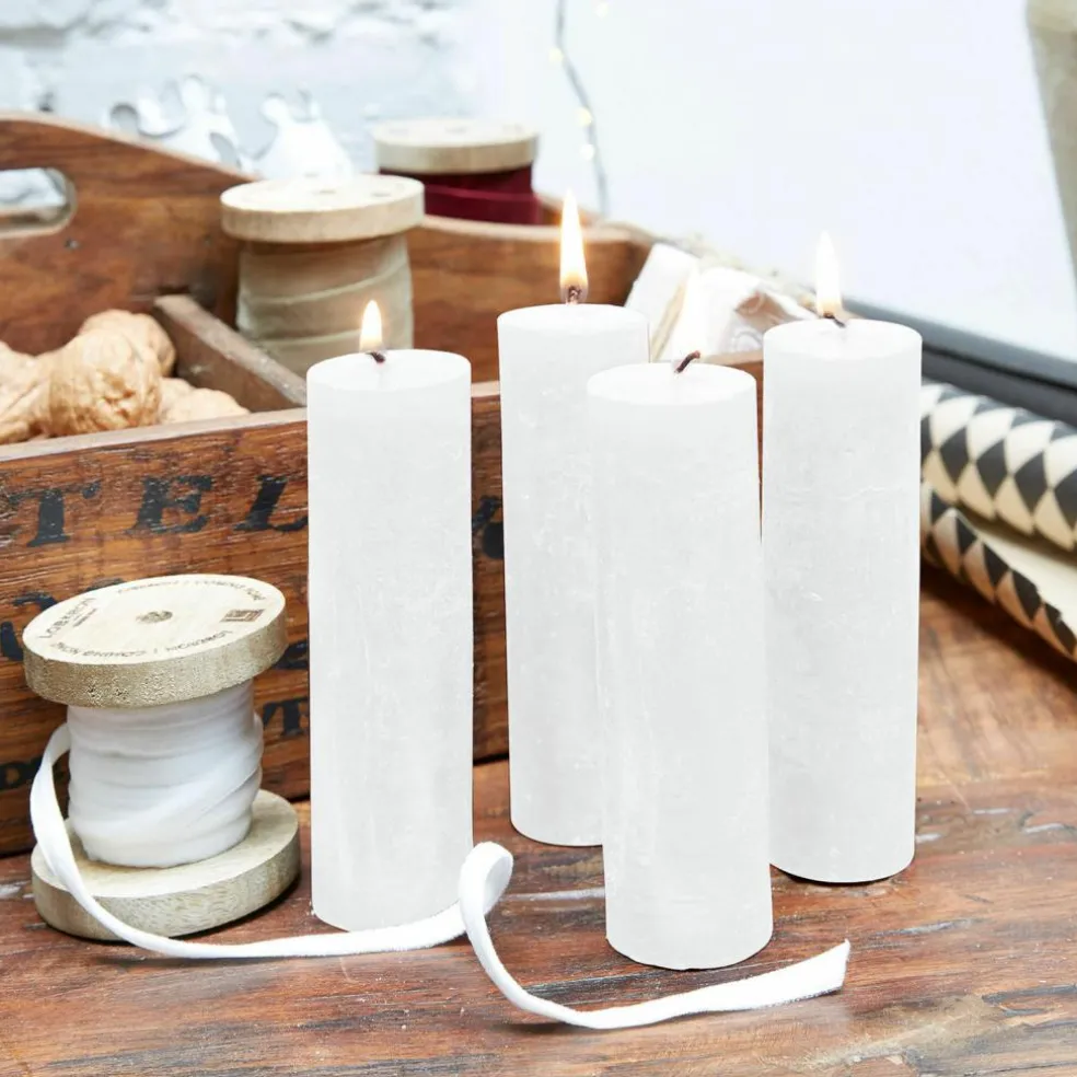 Lot de 4 bougies Muriel