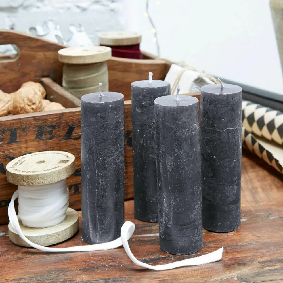 Lot de 4 bougies Muriel