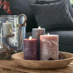 Lot de 3 bougies Pretin