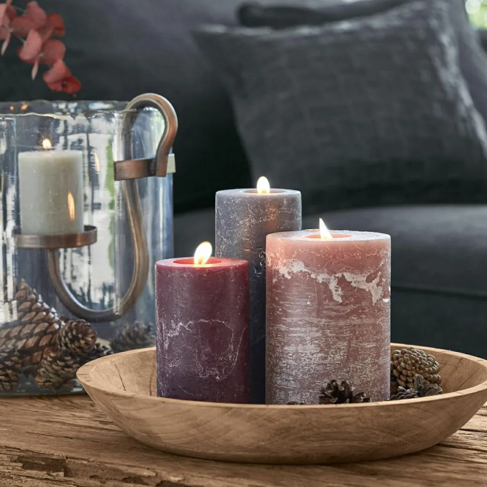 Lot de 3 bougies Pretin