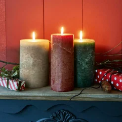 Lot de 3 bougies Salis