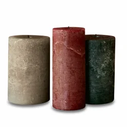 Lot de 3 bougies Salis