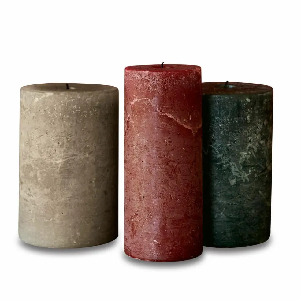 Lot de 3 bougies Salis