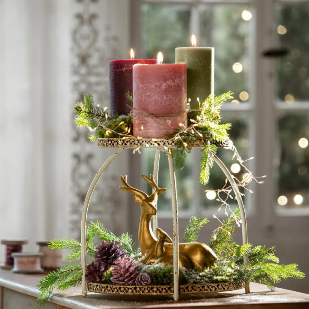 Lot de 3 bougies Salis