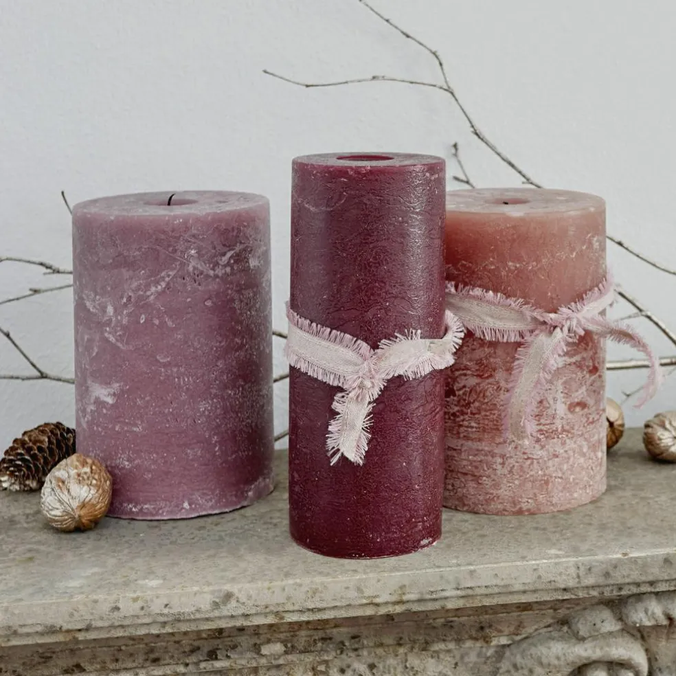 Lot de 3 bougies Salis