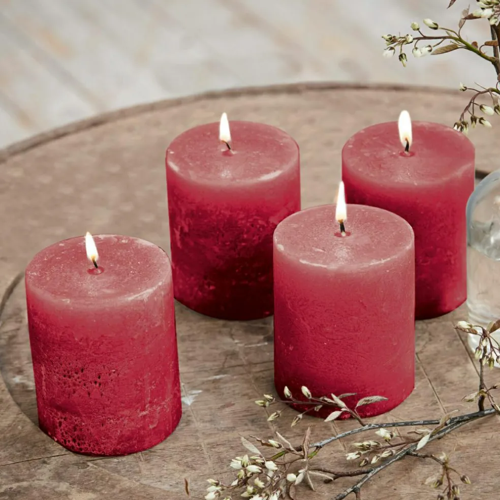 Lot de 4 bougies Virrans