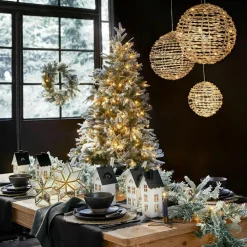 Lot de 3 boules de Noël à LED Thalindra