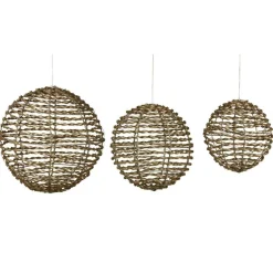 Lot de 3 boules de Noël à LED Thalindra