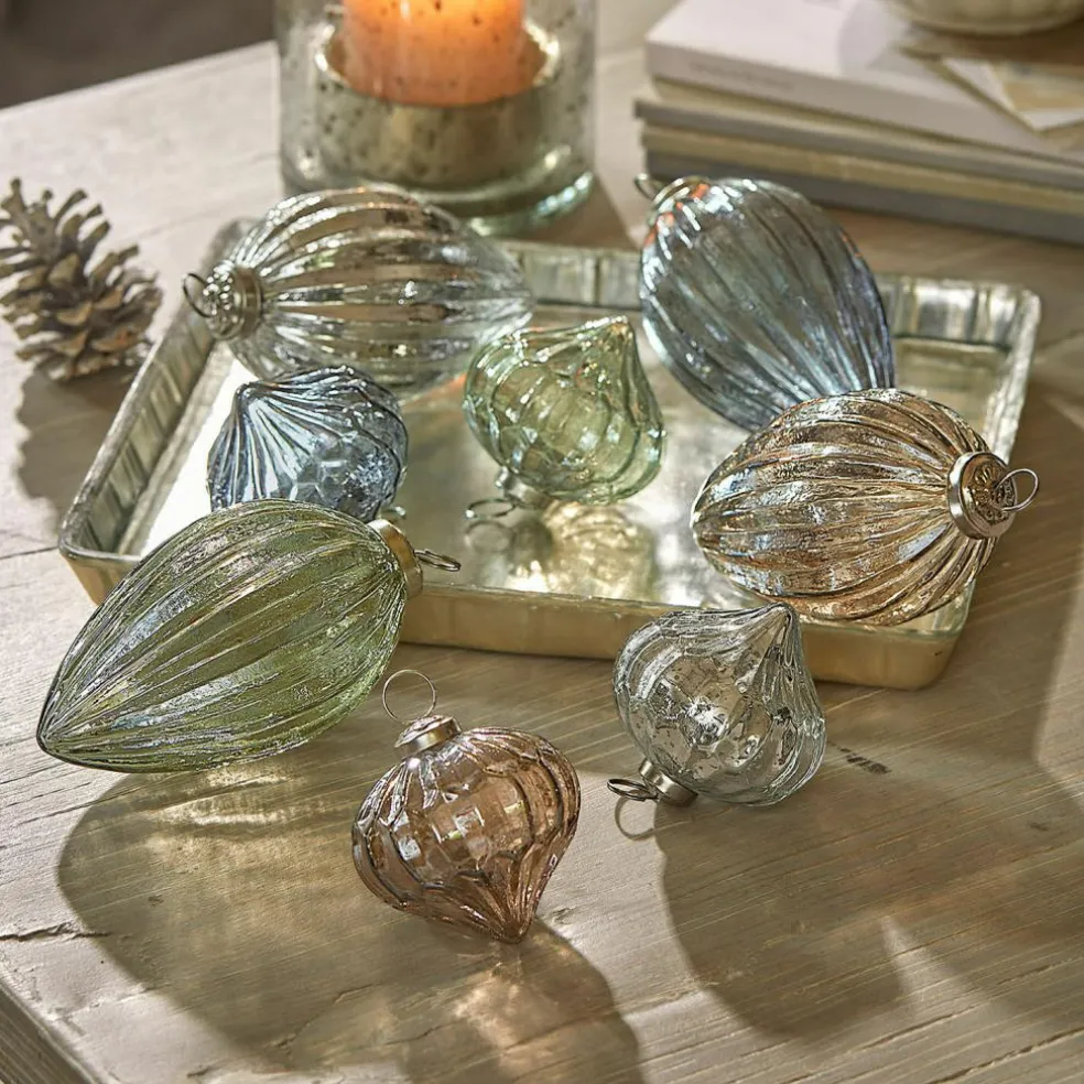 Lot de 8 boules de Noël Azélisse