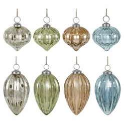 Lot de 8 boules de Noël Azélisse