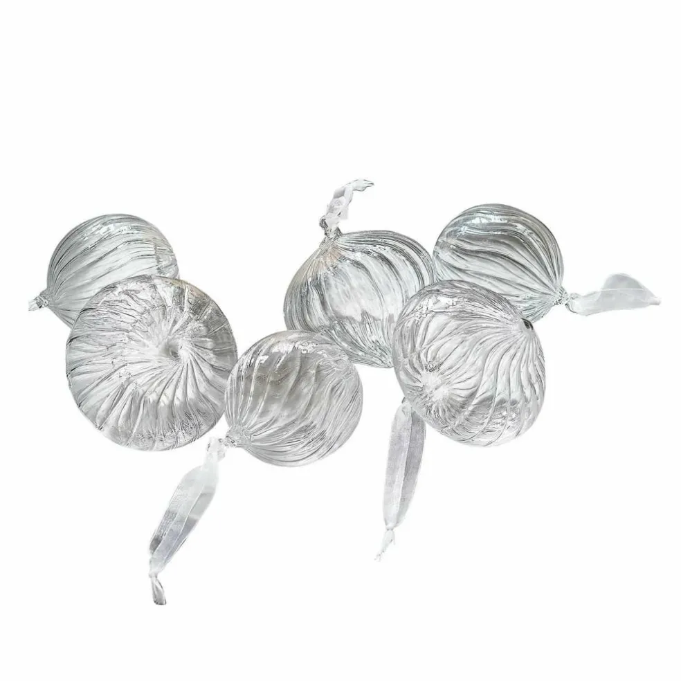 Lot de 6 boules de Noël Bavella