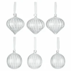 Lot de 6 boules de Noël Bavella