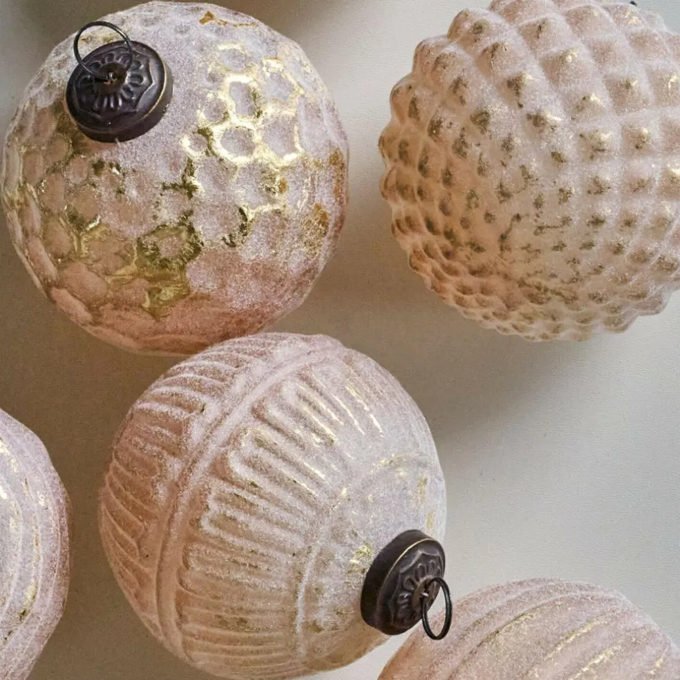 Lot de 6 boules de Noël Eirelyn