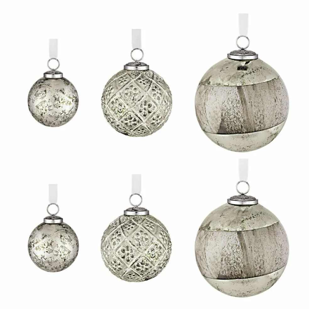 Lot de 6 boules de Noël Ephyriel