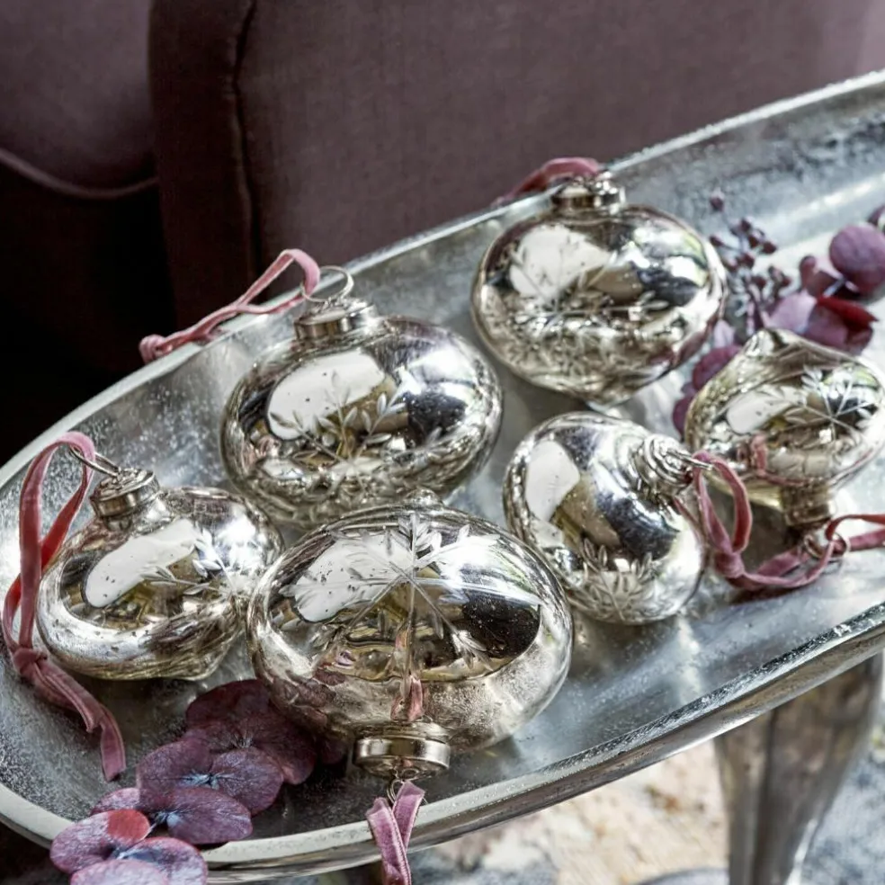 Lot de 6 boules de Noël Isaulie