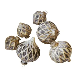Lot de 6 boules de Noël Lunagh
