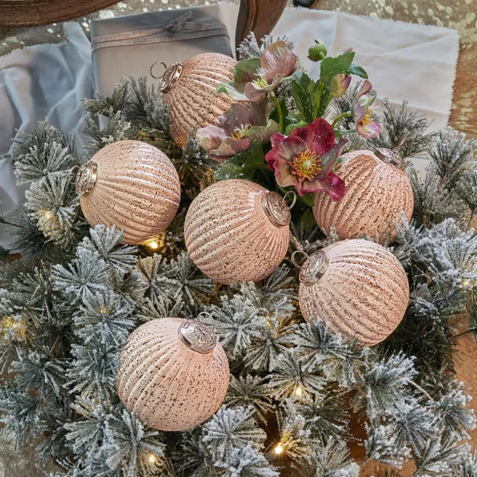 Lot de 6 boules de Noël Mane