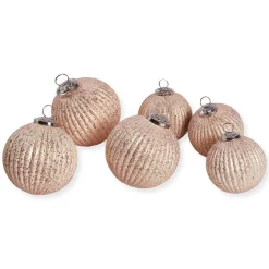 Lot de 6 boules de Noël Mane
