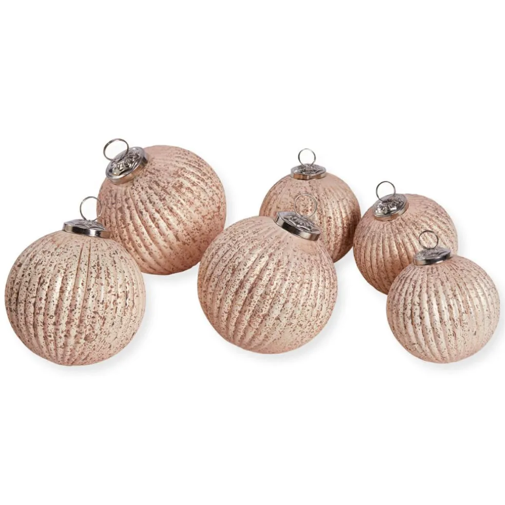Lot de 6 boules de Noël Mane