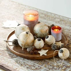 Lot de 6 boules de Noël Nymeria