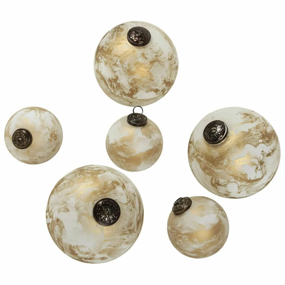 Lot de 6 boules de Noël Nymeria