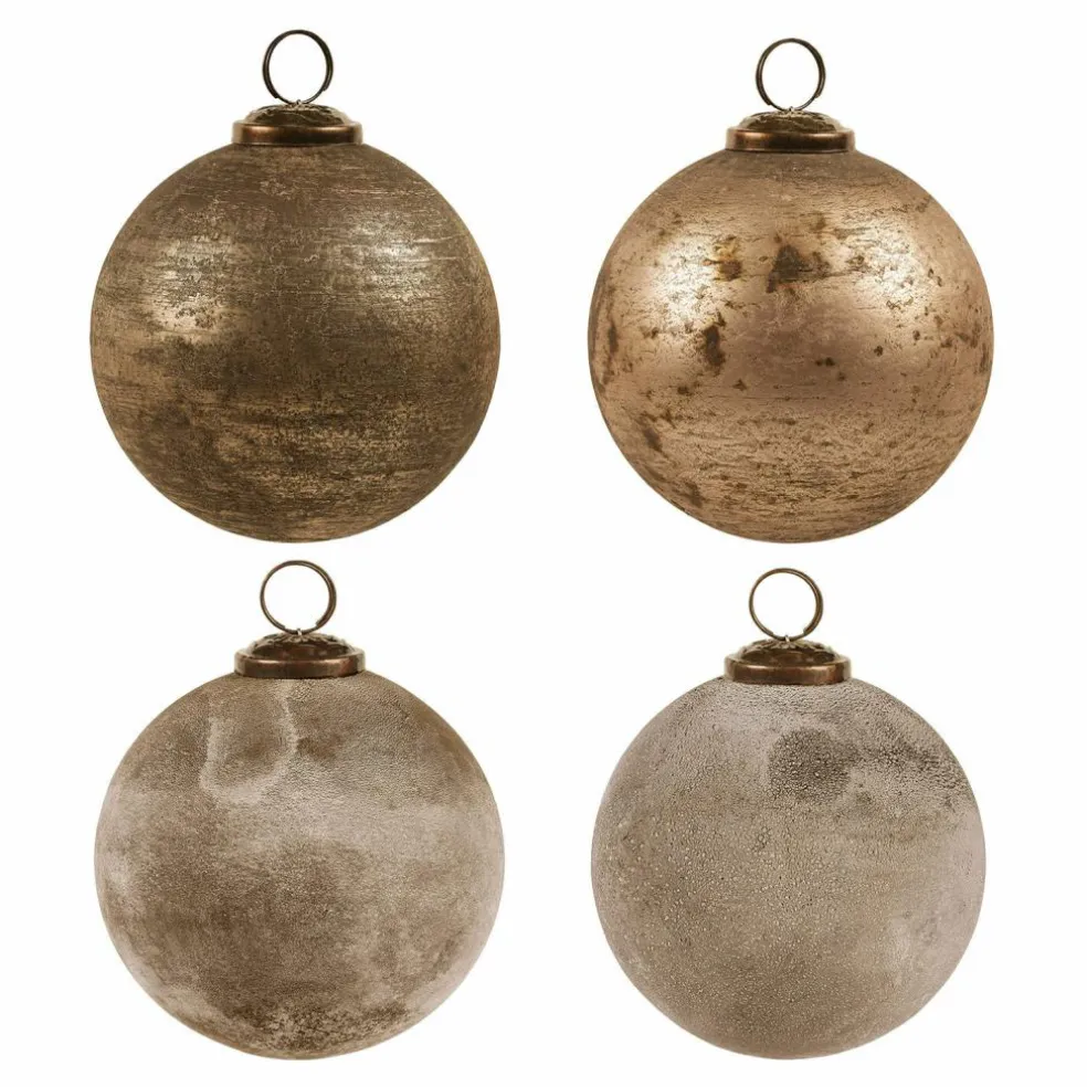 Lot de 4 boules de Noël Ophraine