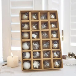 Lot de 24 boules de Noël Sanary