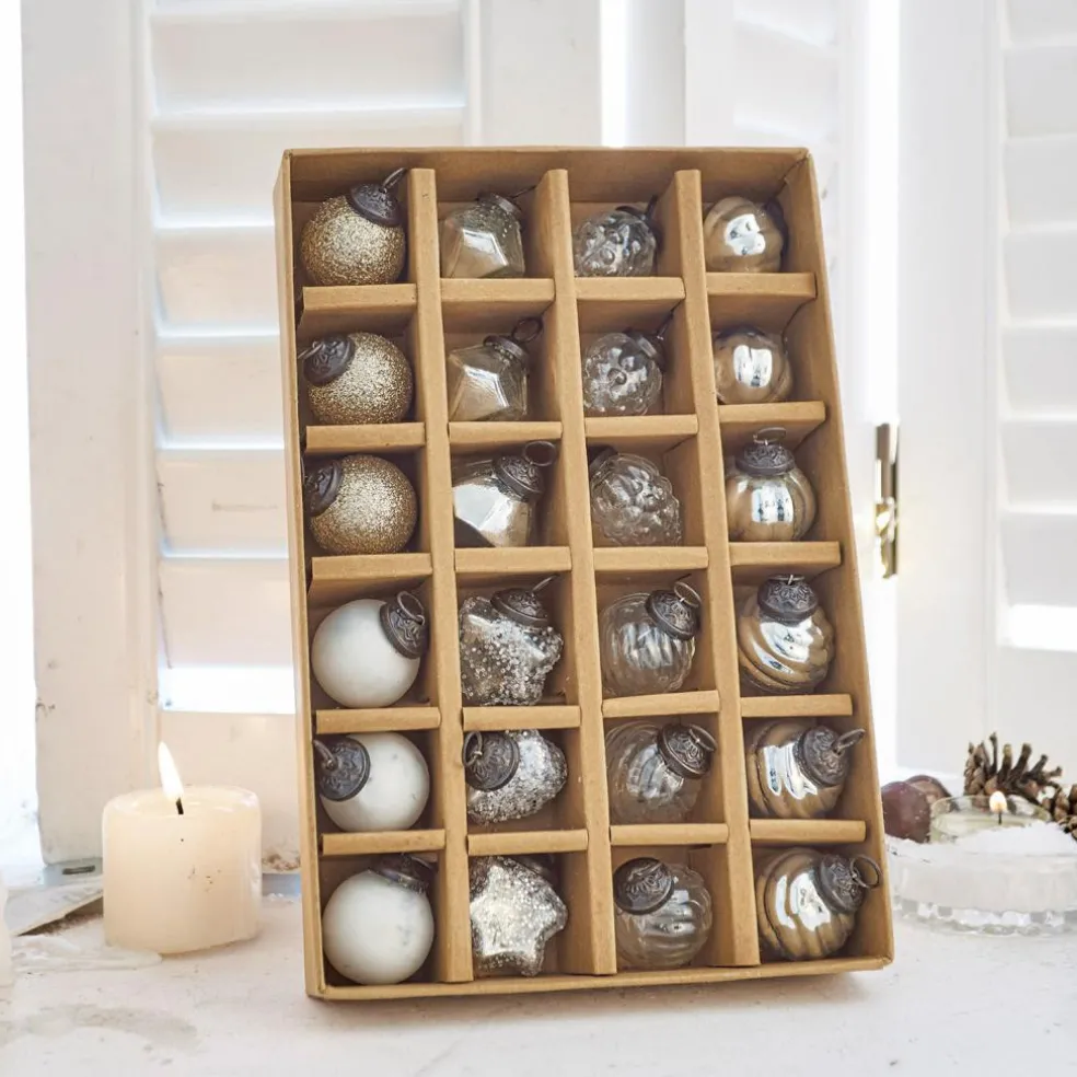 Lot de 24 boules de Noël Sanary