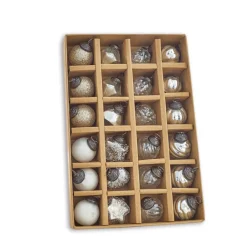 Lot de 24 boules de Noël Sanary