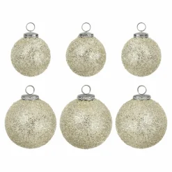 Lot de 6 boules de Noël Shariz