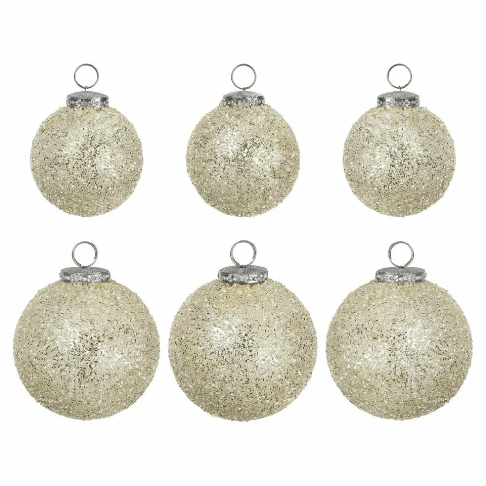 Lot de 6 boules de Noël Shariz