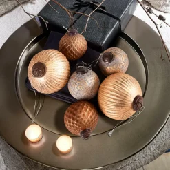 Lot de 6 boules de Noël Évarine