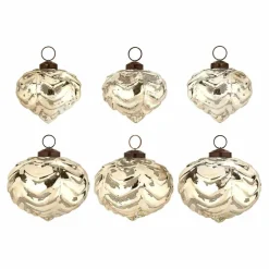 Lot de 6 boules de Noël Xilianne