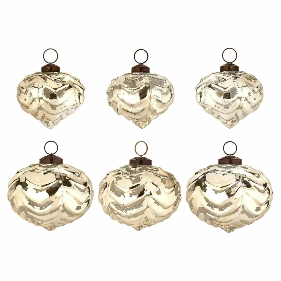 Lot de 6 boules de Noël Xilianne