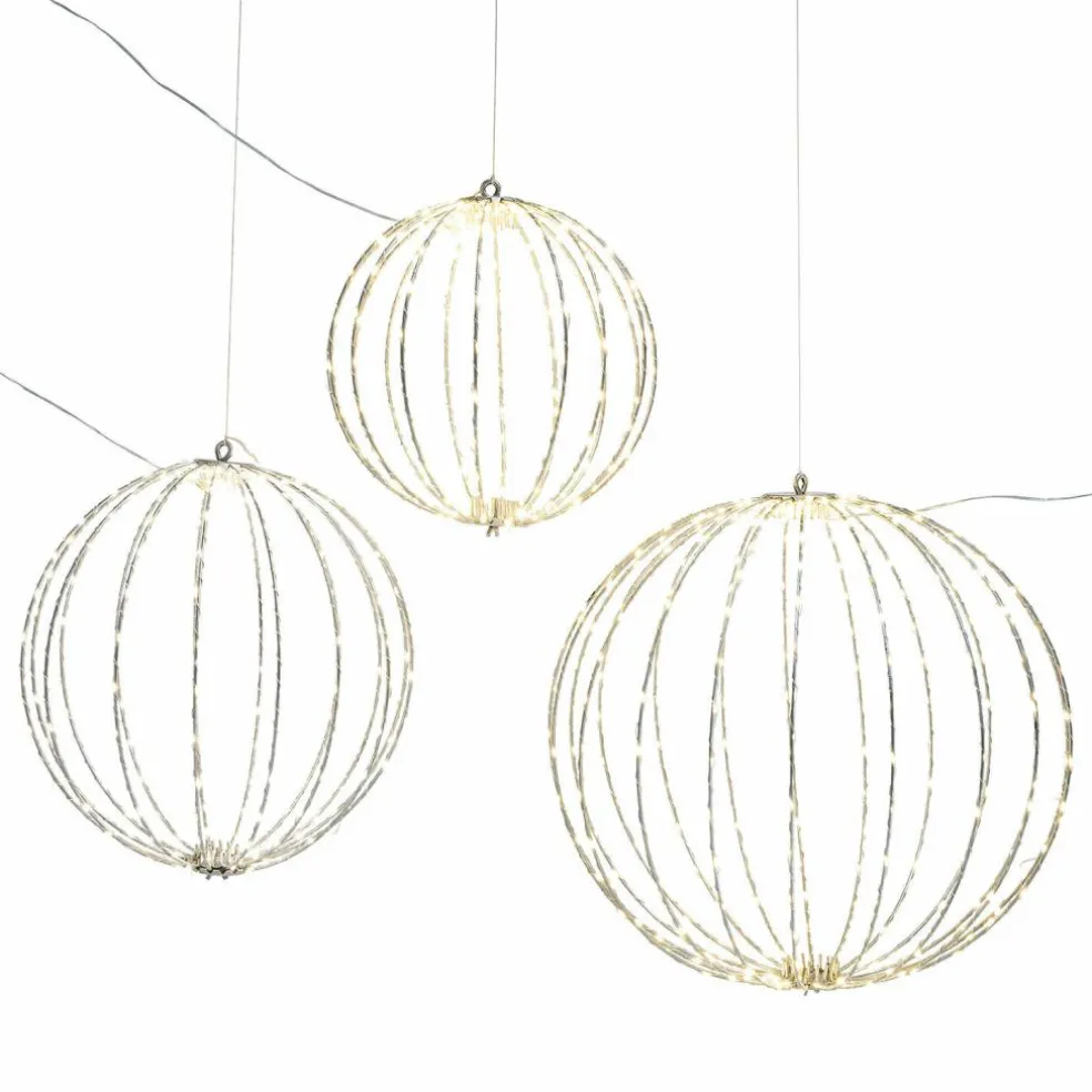 Lot de 3 boules LED Brilliante