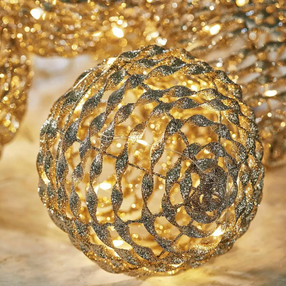 Lot de 6 boules lumineuses à LED Serivane