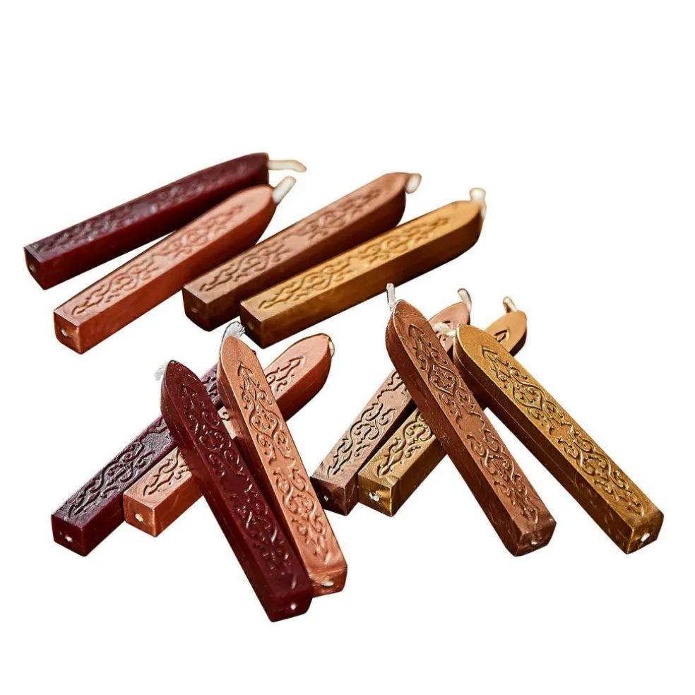 Lot de 12 bâtons de cire à cacheter Movique