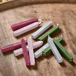 Lot de 12 bâtons de cire à cacheter Movique