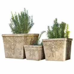 Lot de 3 cache-pots Bissone