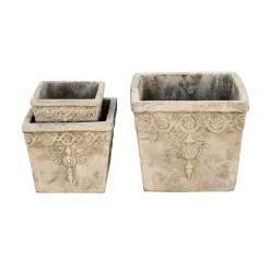 Lot de 3 cache-pots Bissone