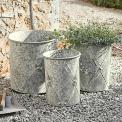 Lot de 3 cache-pots Exilnor