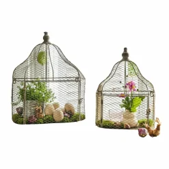 Lot de 2 cages à oiseaux Cavan