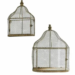 Lot de 2 cages à oiseaux Cavan