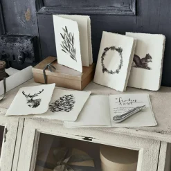 Lot de 6 cartes de vœux Previa