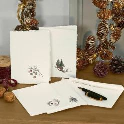 Lot de 4 cartes de vœux Velorine