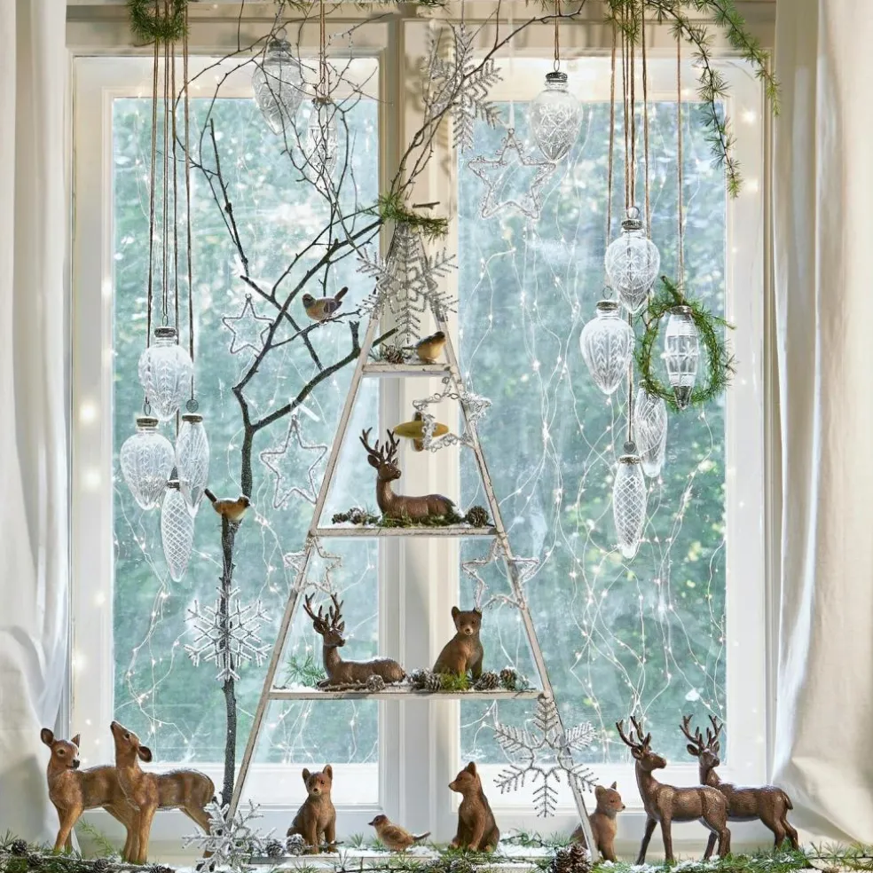 Lot de 2 cerfs décoratifs Cagny