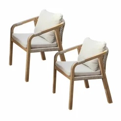Lot de 2 chaises FSC®-100% Kennedy